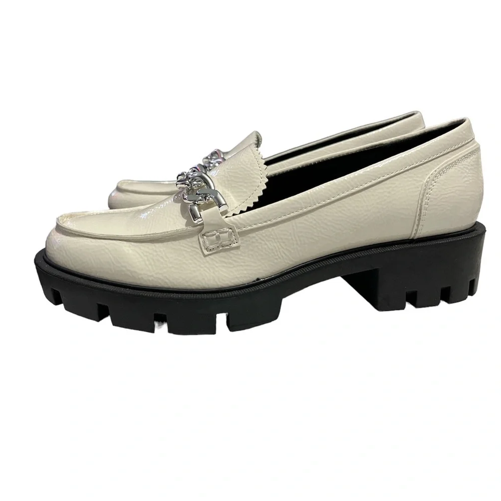 NWT MARC FISHER LOUANZ LUGSOLE LOAFER - Picture 5 of 8